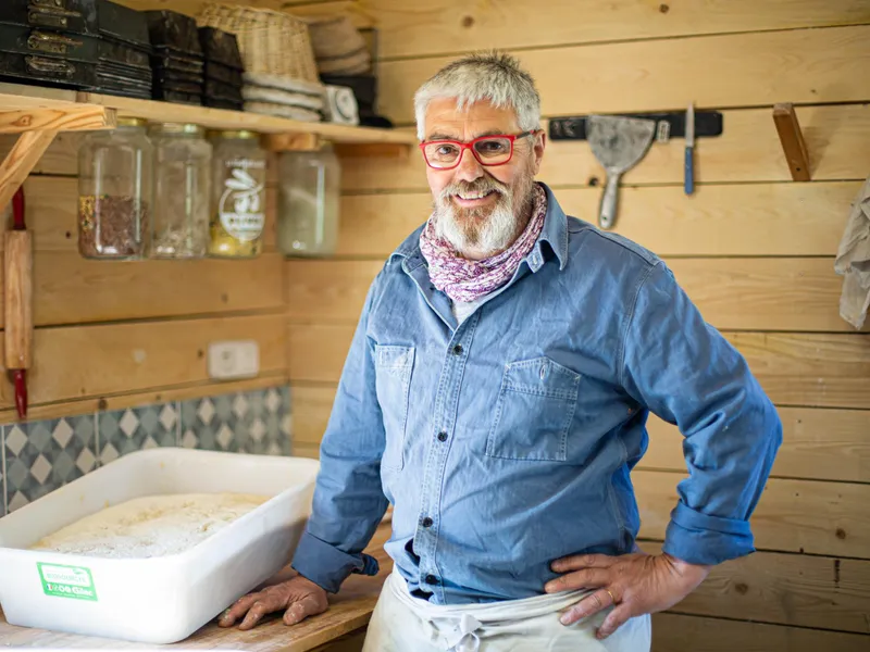 Ghislain : Paysan-boulanger à Saint-Étienne