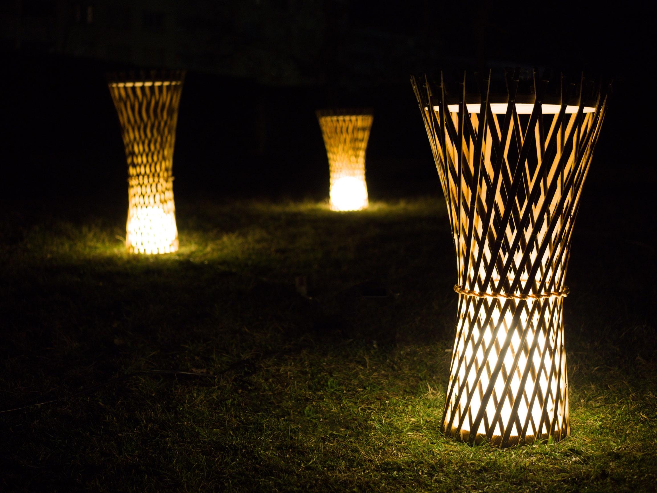 Réalisez votre luminaire en bambou sur un jour