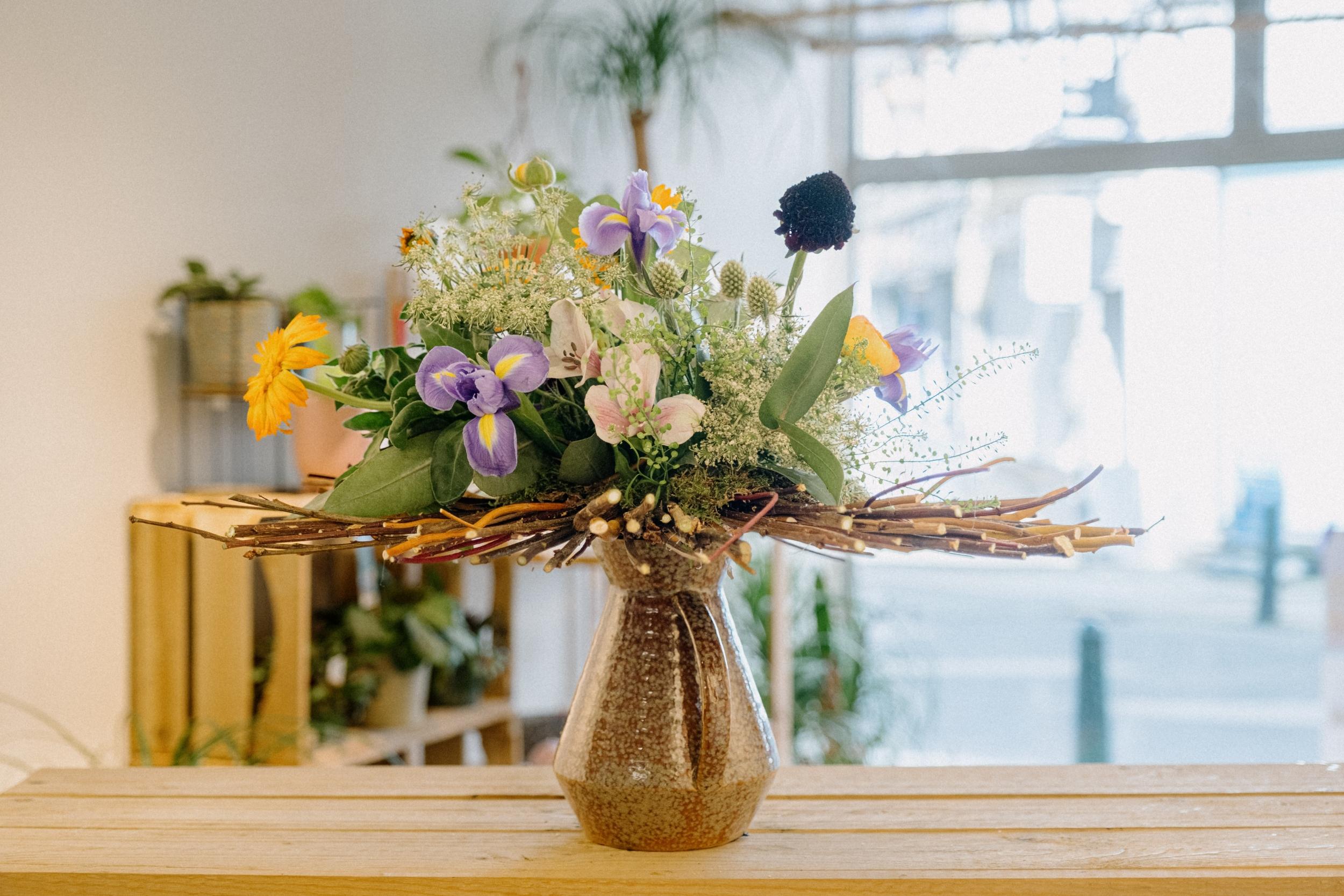 Créez votre bouquet de fleurs fraîches