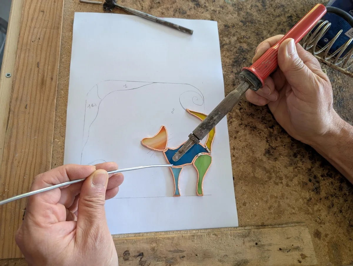 Réalisez votre miroir en vitrail Tiffany