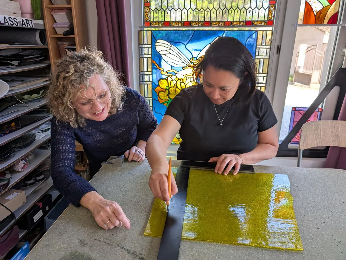 Réalisez votre plat en verre au fusing