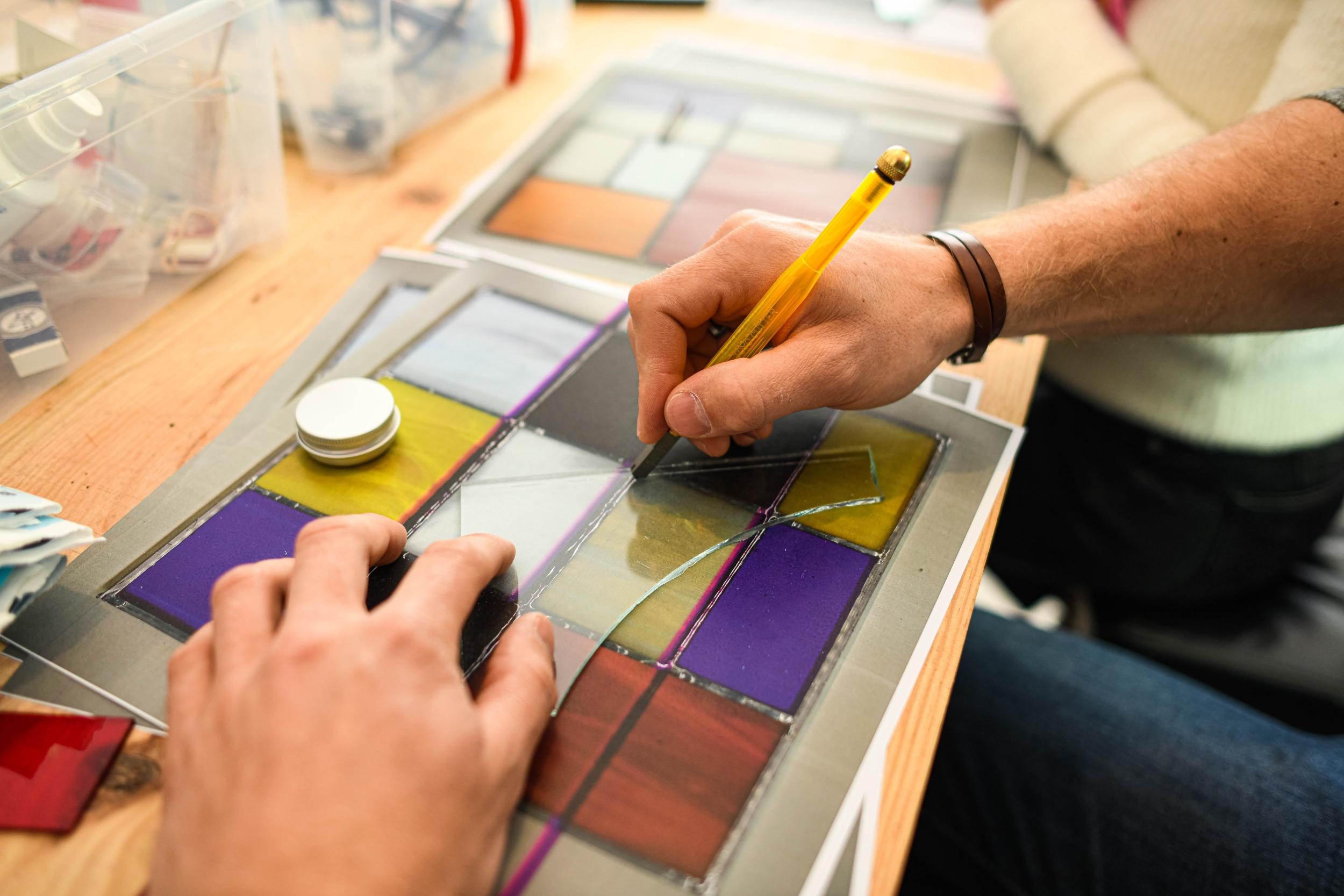 Initiez-vous au vitrail Tiffany