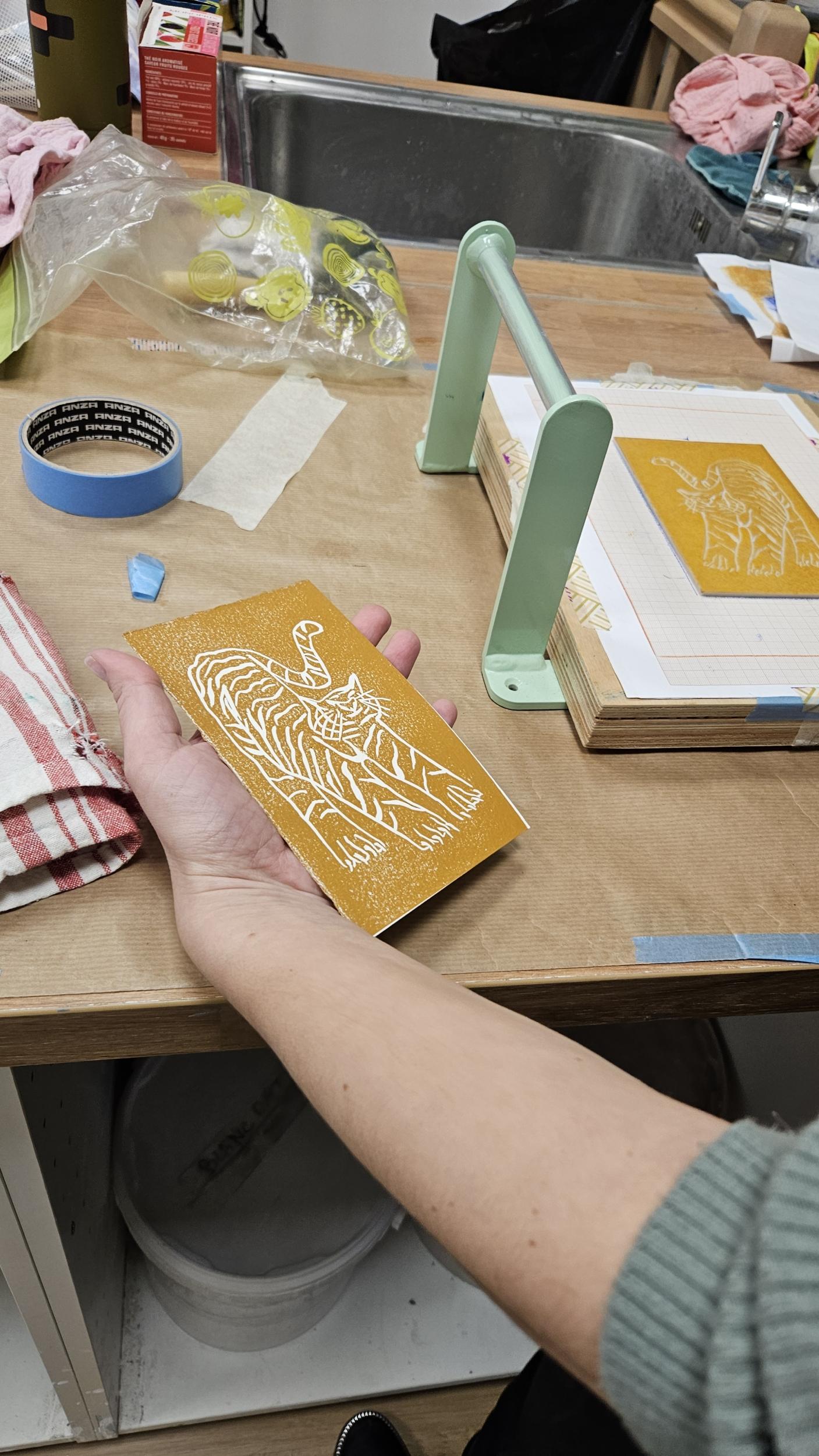 Wecandoo - Initiez-vous à la linogravure - Image n°2
