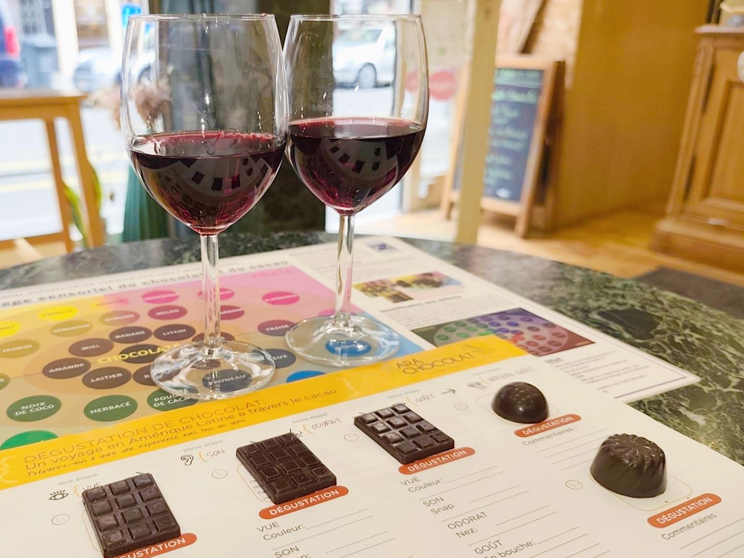 Initiez-vous aux accords chocolat et vin