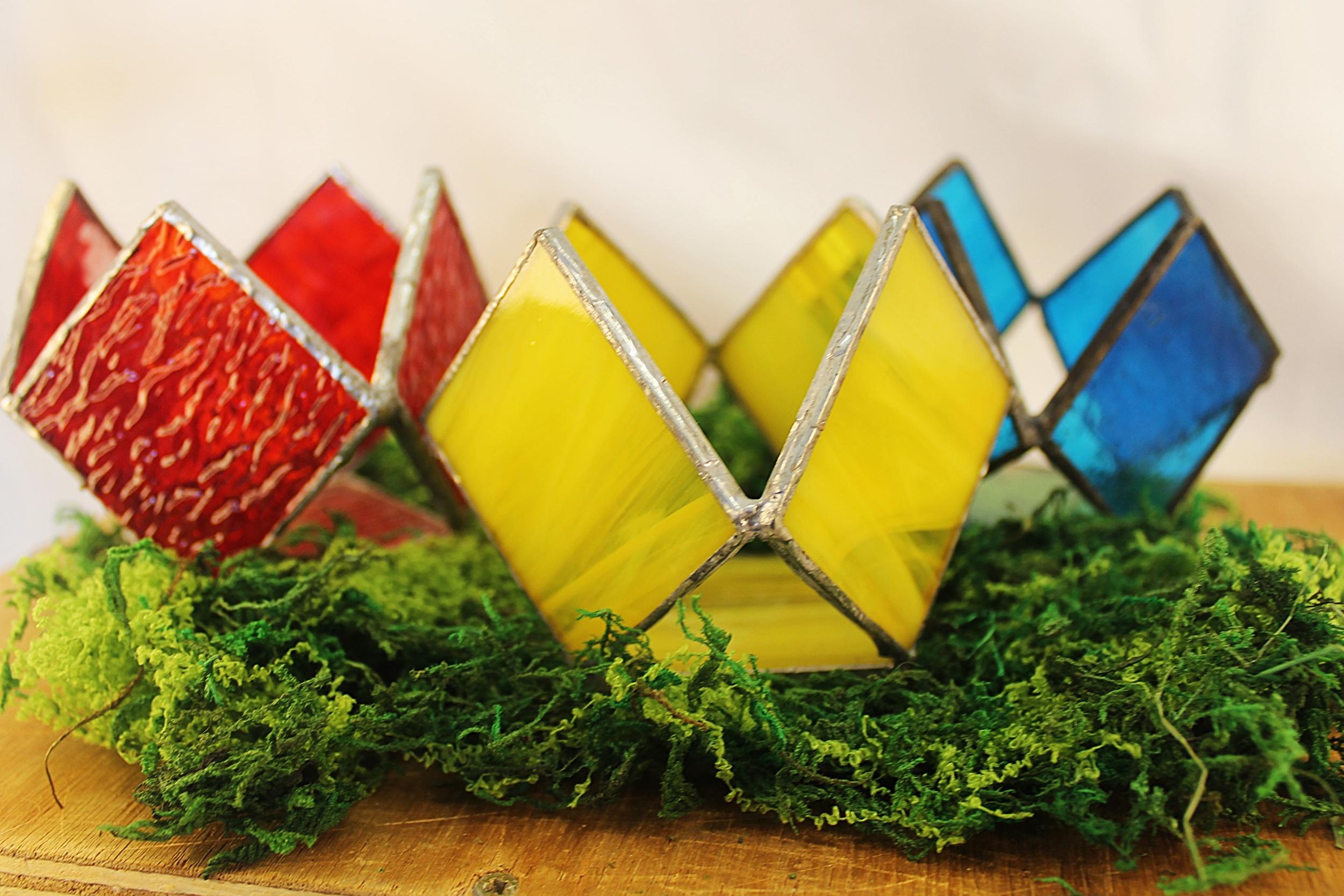 Réalisez votre photophore en vitrail Tiffany