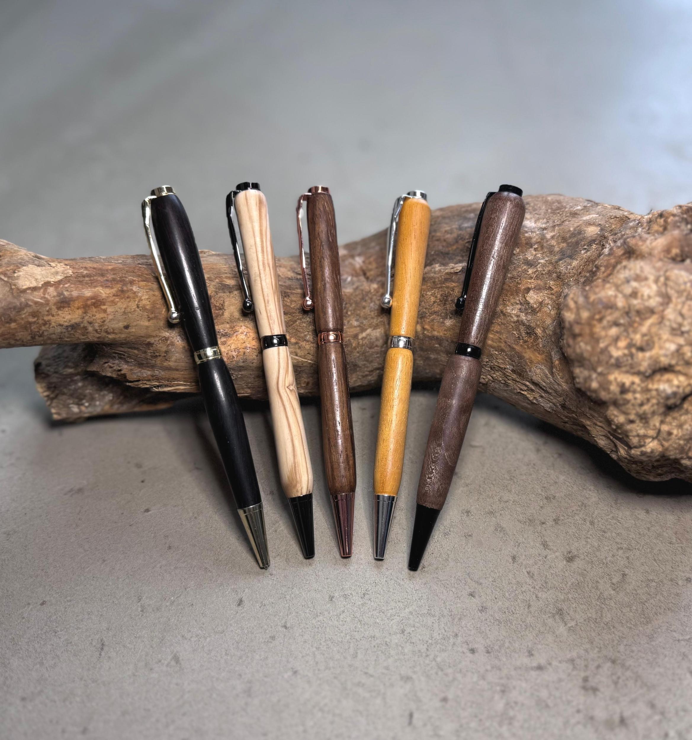 Tournez votre stylo en bois