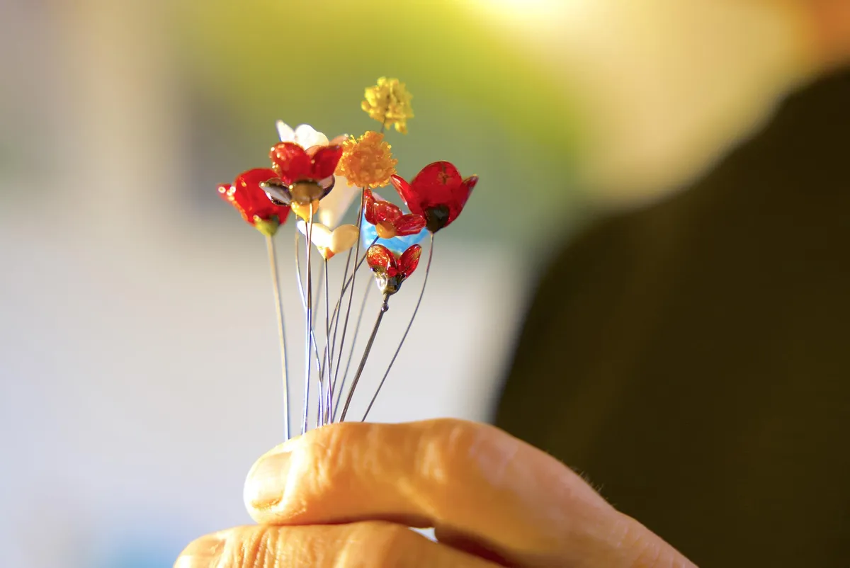 Réalisez votre bouquet de fleurs filé au chalumeau