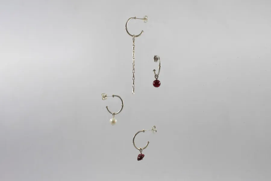 Réalisez votre paire de boucles d'oreilles créoles en argent 925 avec Hugo - Afbeelding nr. 1 - Wecandoo