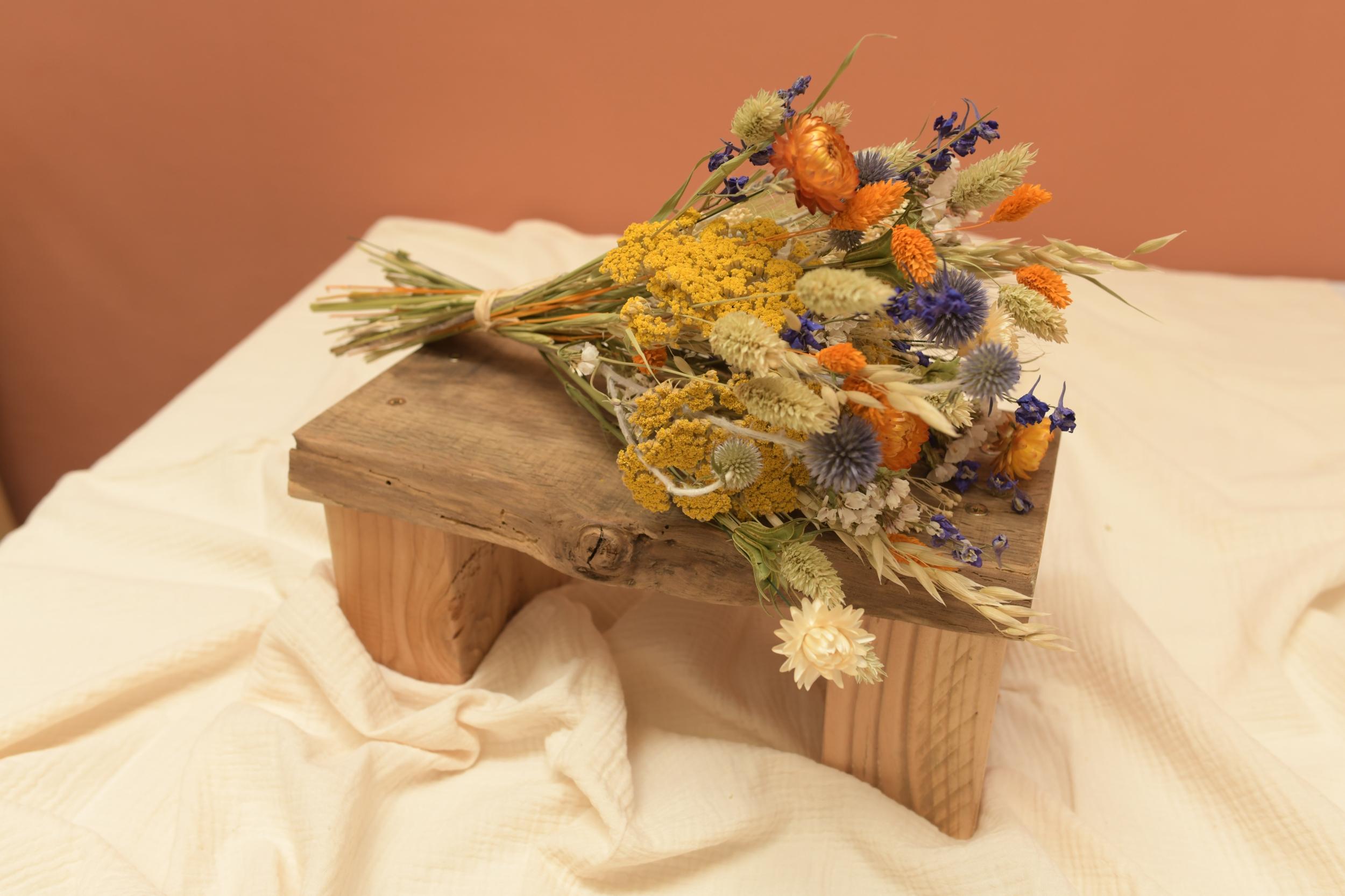 Réalisez votre bouquet de fleurs séchées