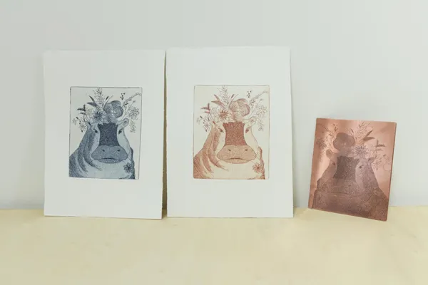 Découvrez la gravure eau-forte sur cuivre et l'aquatinte sur une journée avec Cécile - Image n°5 - Wecandoo