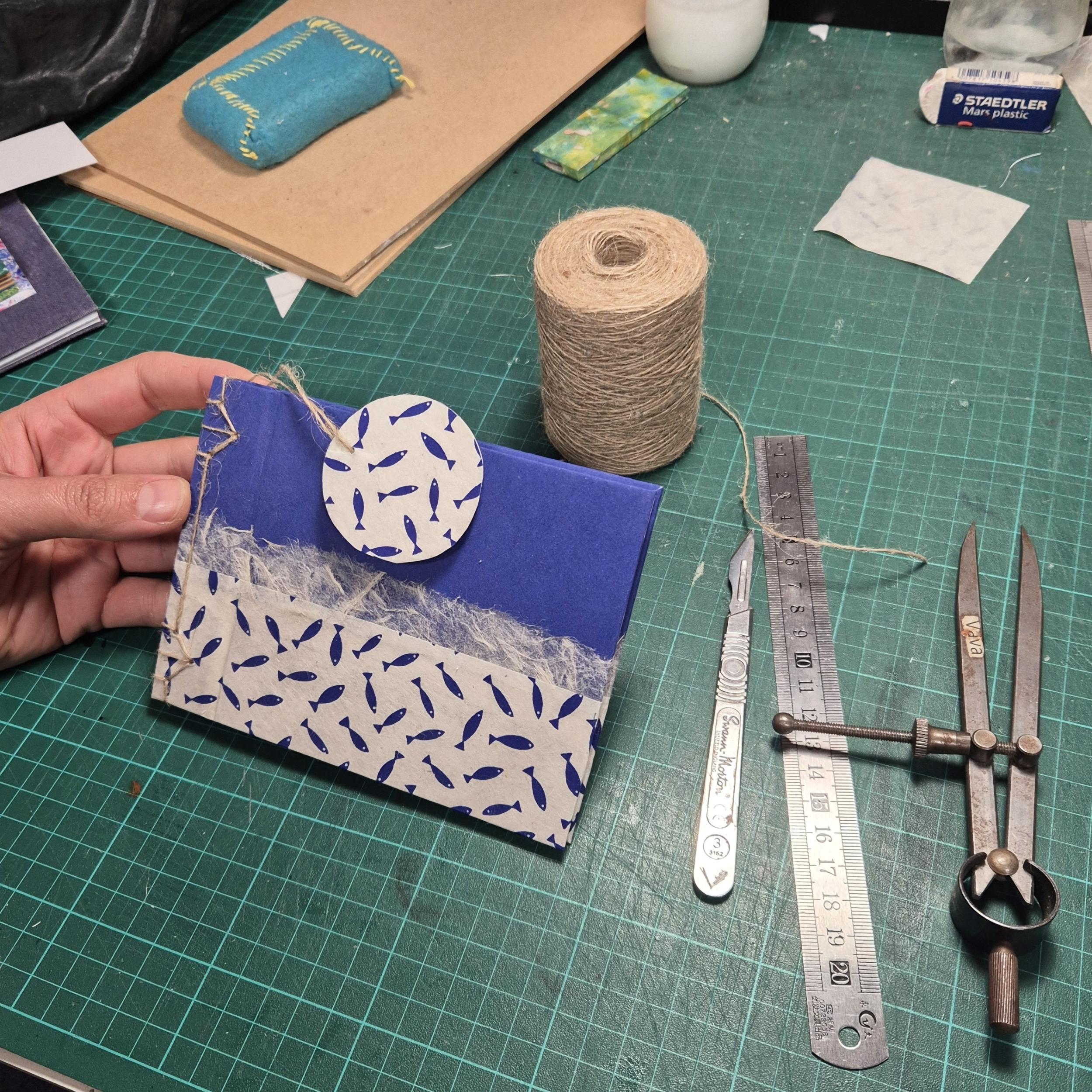 Fabriquez votre carnet relié