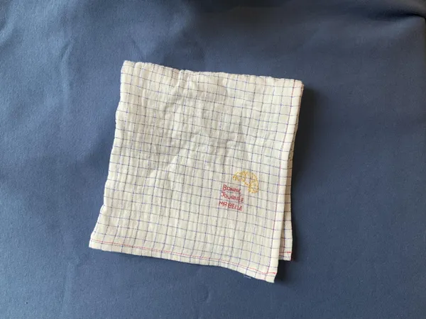 Brodez votre bouillotte ou vos serviettes de table