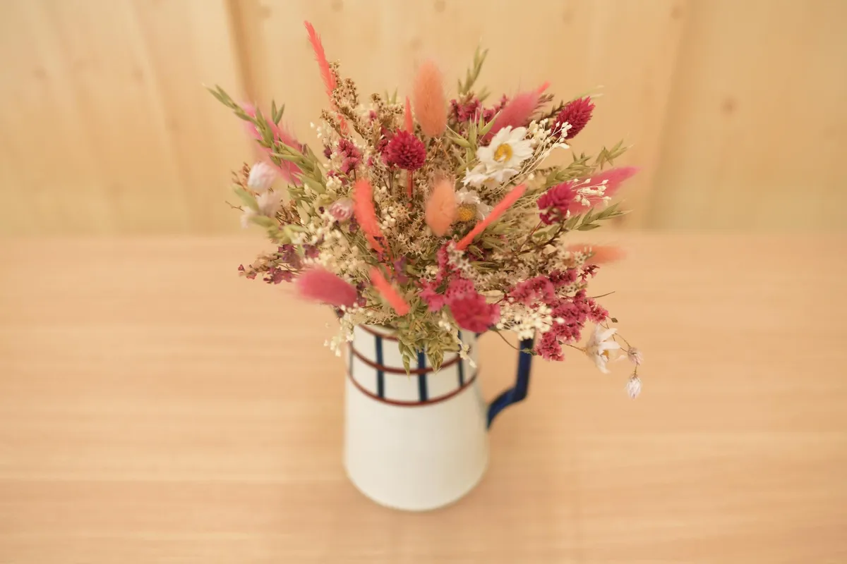 Réalisez votre bouquet de fleurs séchées