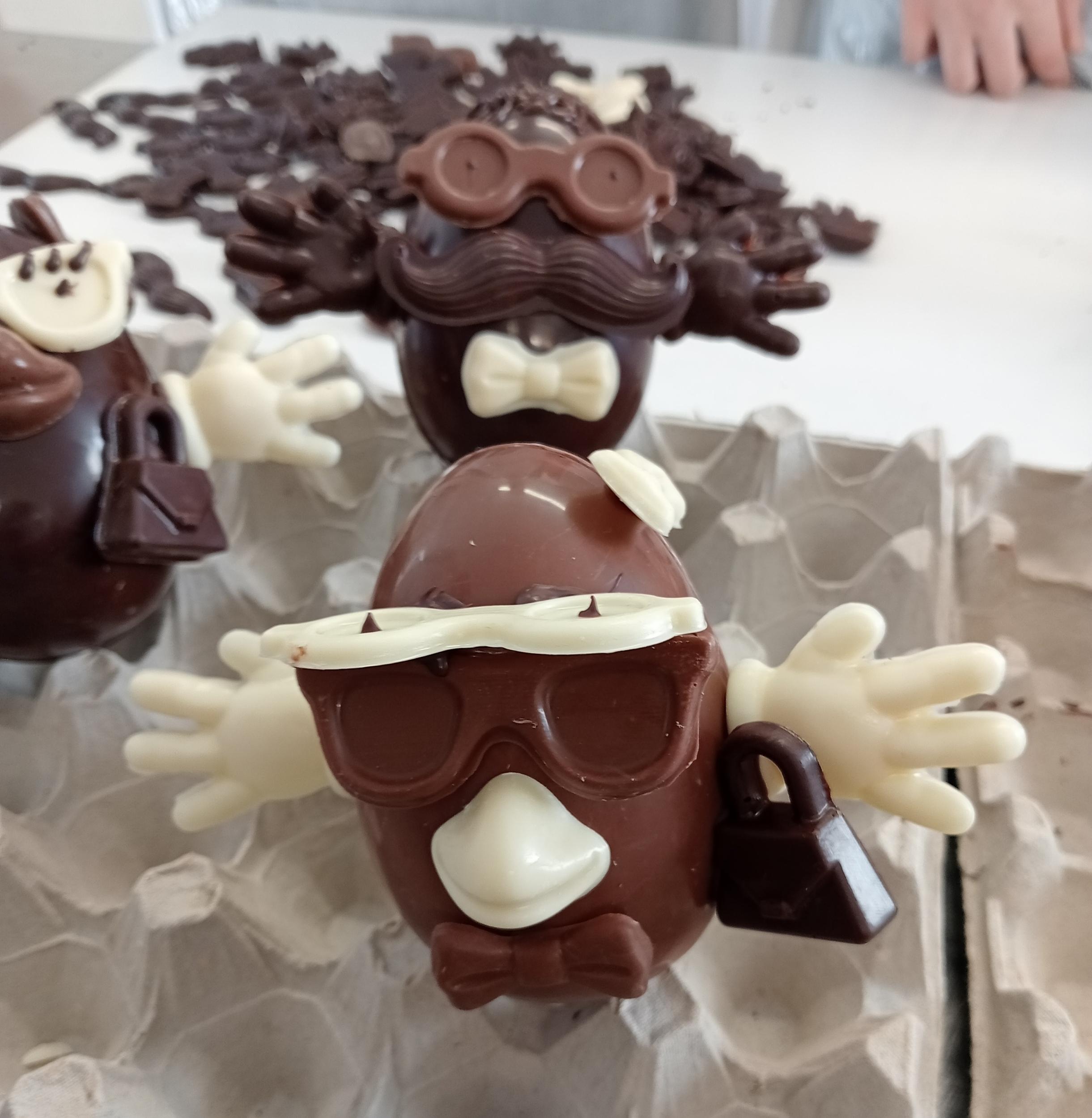 Fabriquez votre personnage en chocolat