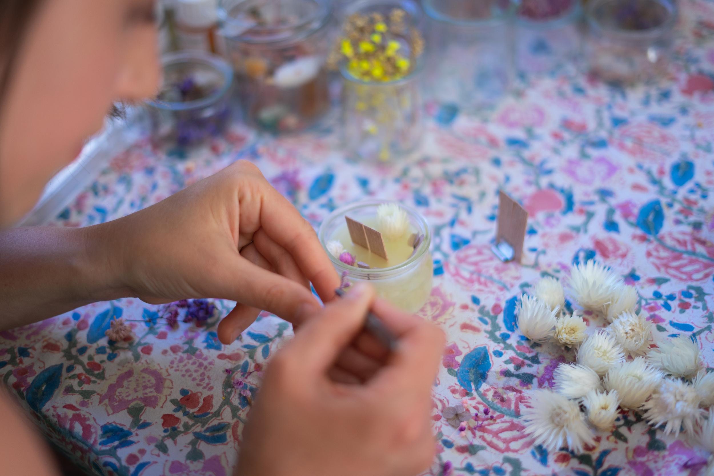 Fabriquez votre bougie en duo