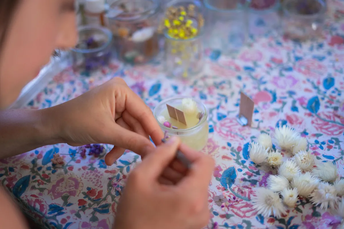 Fabriquez votre bougie en duo