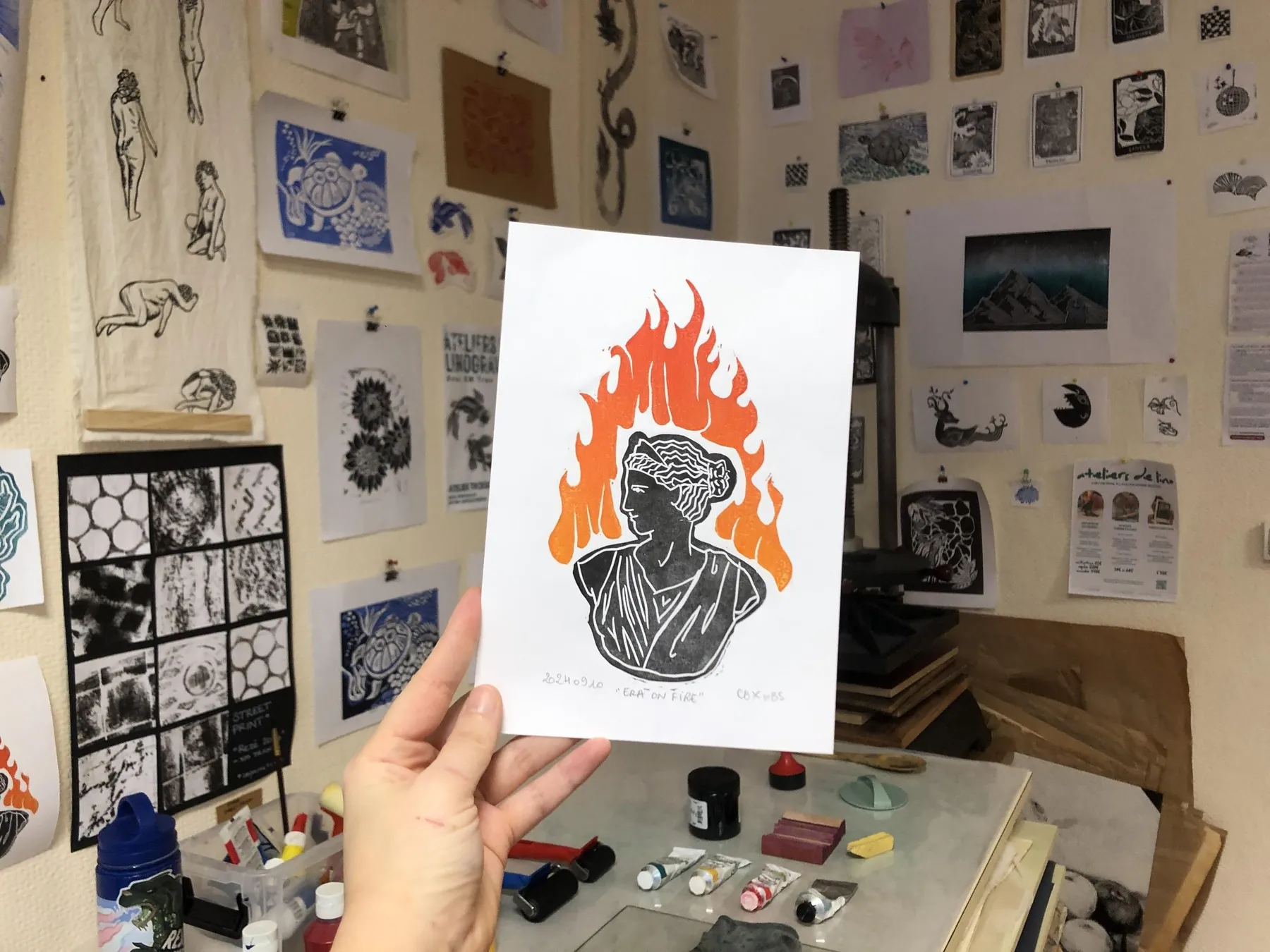 Réalisez une linogravure en plusieurs couleurs avec XM - Image n°1 - Wecandoo