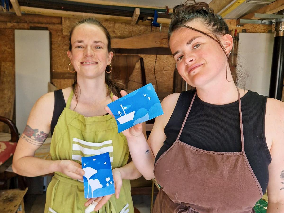 Wecandoo - Initiez-vous à l'impression de cyanotypes avec Clémence - Image n°6