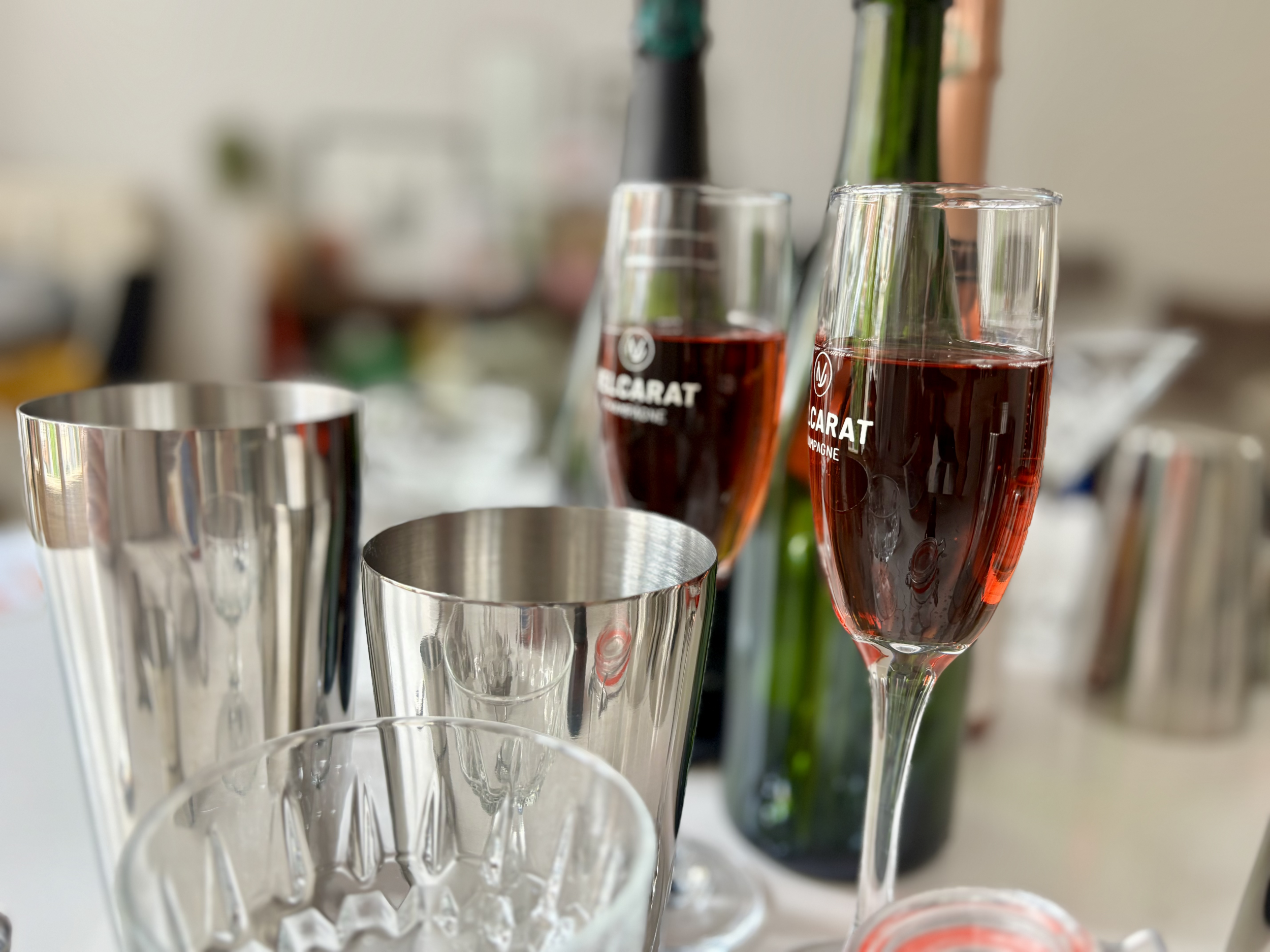 Créez un cocktail signature au champagne