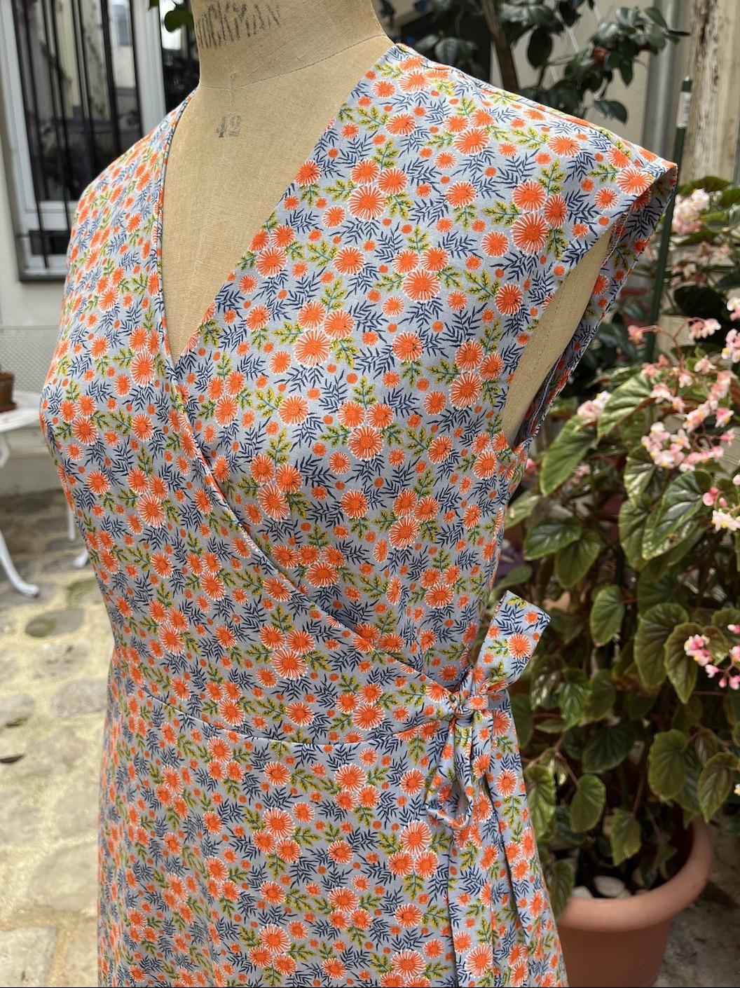 Créez votre robe portefeuille à Paris