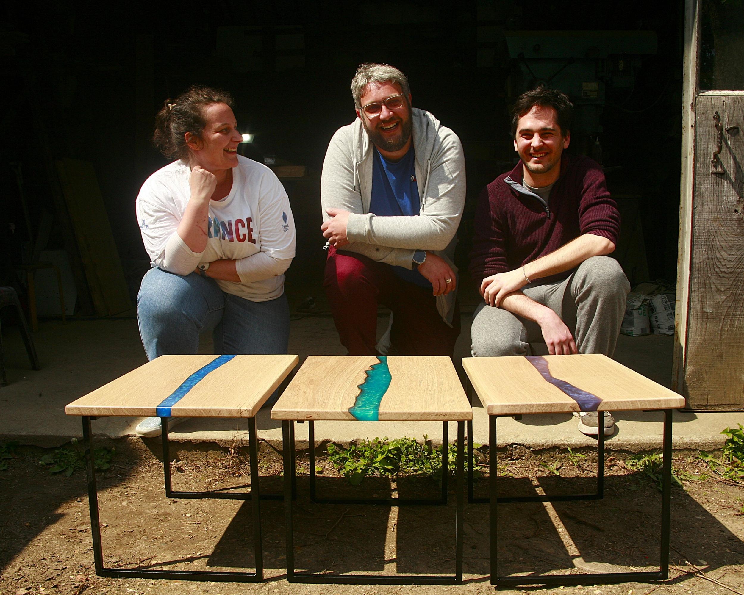 Wecandoo - Fabriquez votre river table en bois, métal et époxy sur deux jours - Image n°11