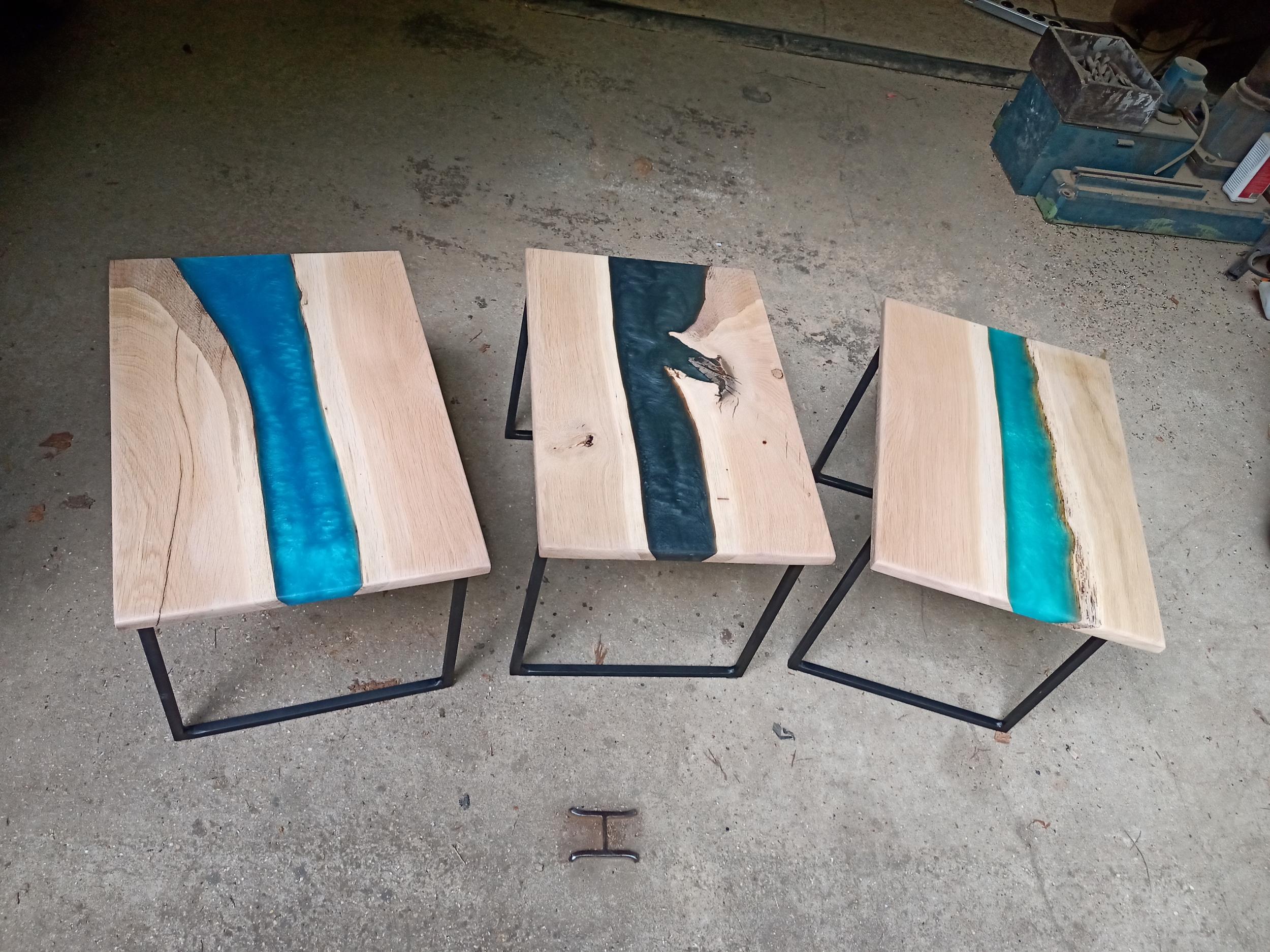 Wecandoo - Fabriquez votre river table en bois, métal et époxy sur deux jours - Image n°3