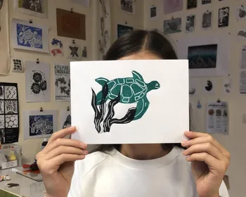 Wecandoo - Réalisez une linogravure en plusieurs couleurs