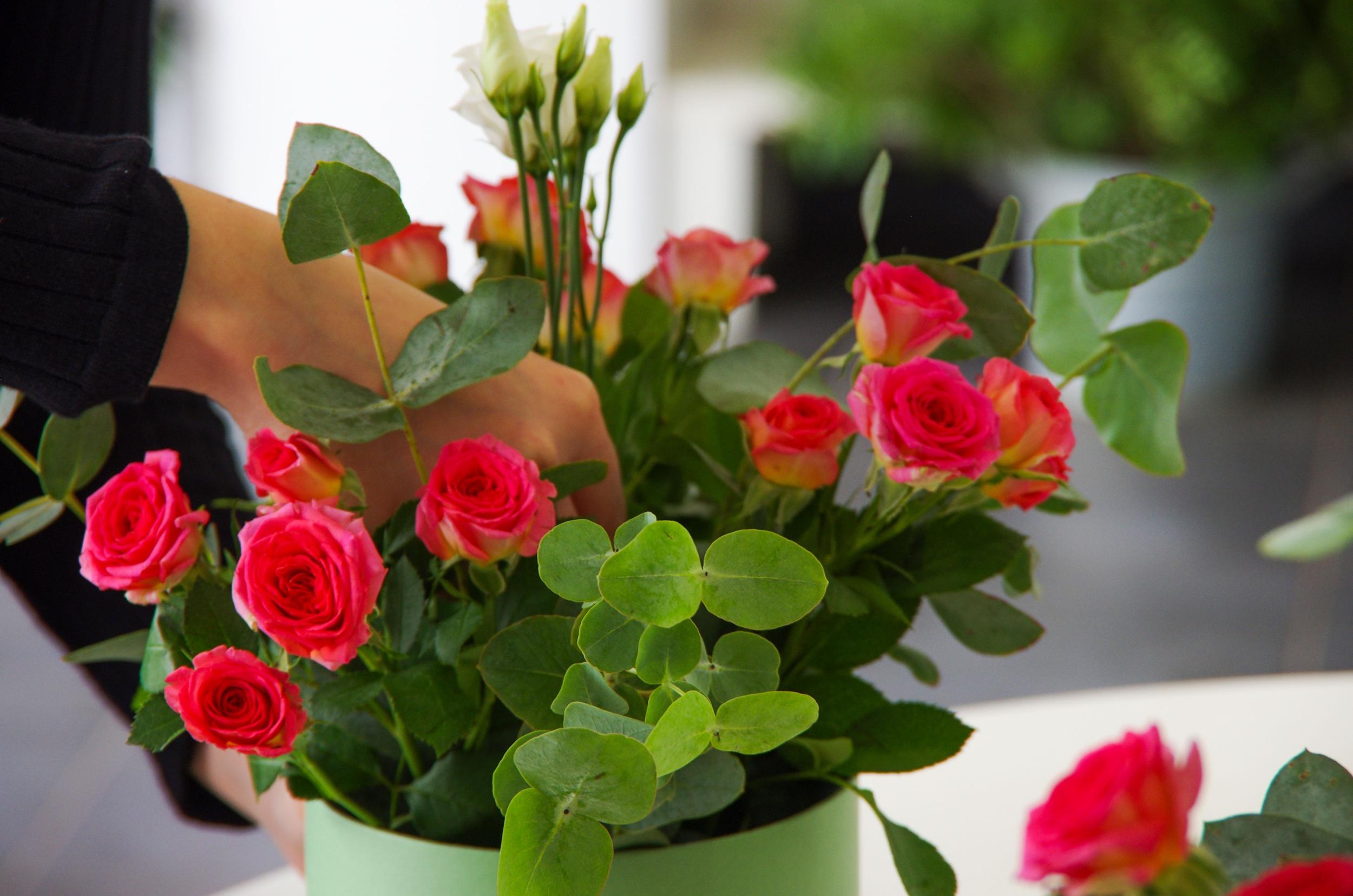 Créez votre composition de fleurs fraîches