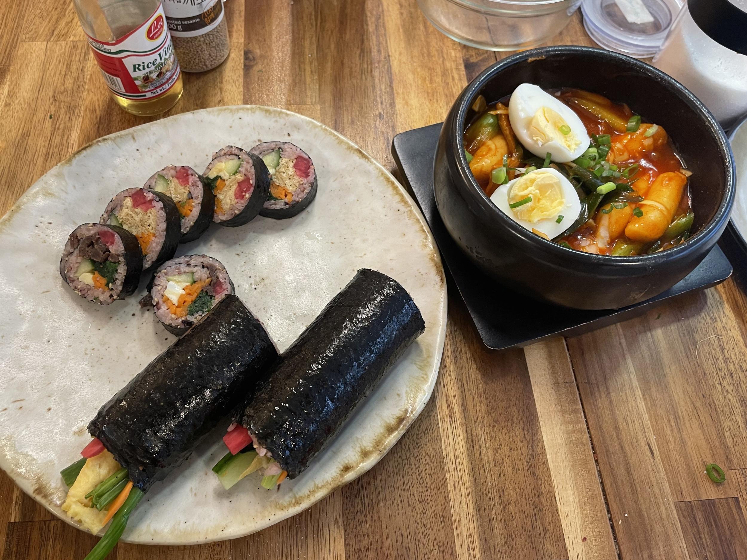 Réalisez votre kimbap et toekbokki