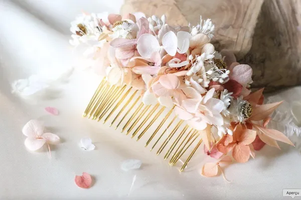 Créez votre bijou de cheveux floral à Paris