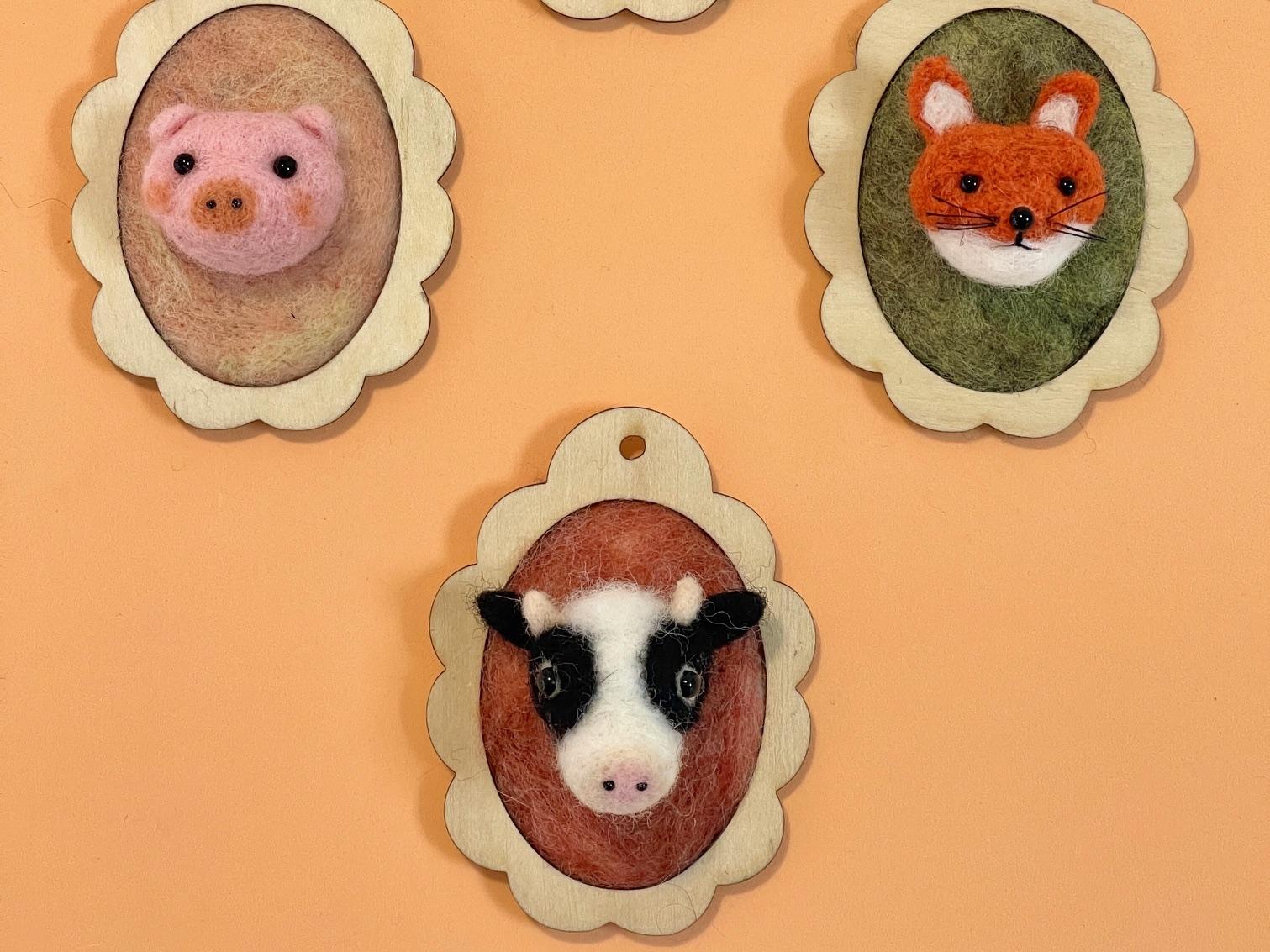 Feutrez votre petit trophée animal