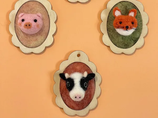 Feutrez votre petit trophée animal