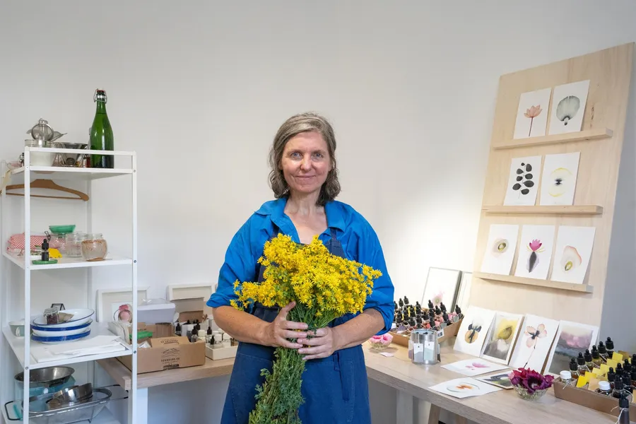 Sandrine : Créatrice de pigments et peintures végétales à Nantes