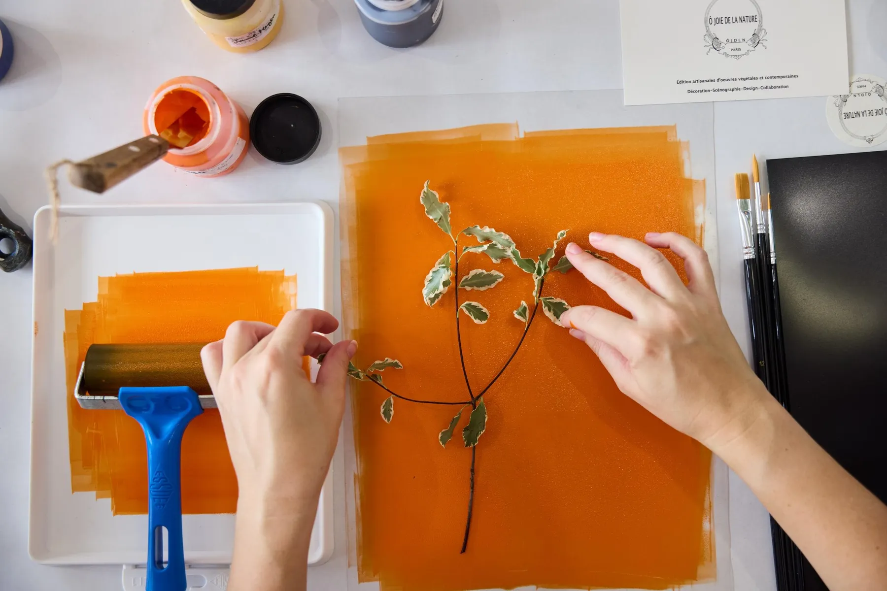 Initiez-vous à l'estampe et créez votre œuvre végétale intemporelle avec Marhiester - Image n°2 - Wecandoo