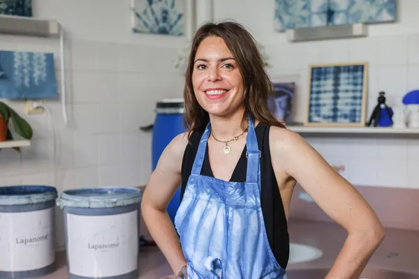 Quitterie : Teinturière indigo à Paris
