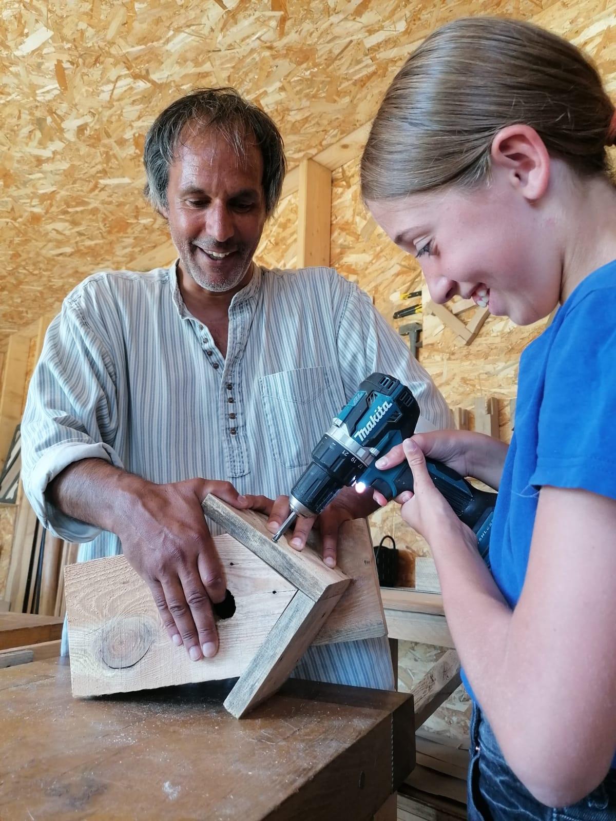 Réalisez votre nichoir en duo avec votre enfant