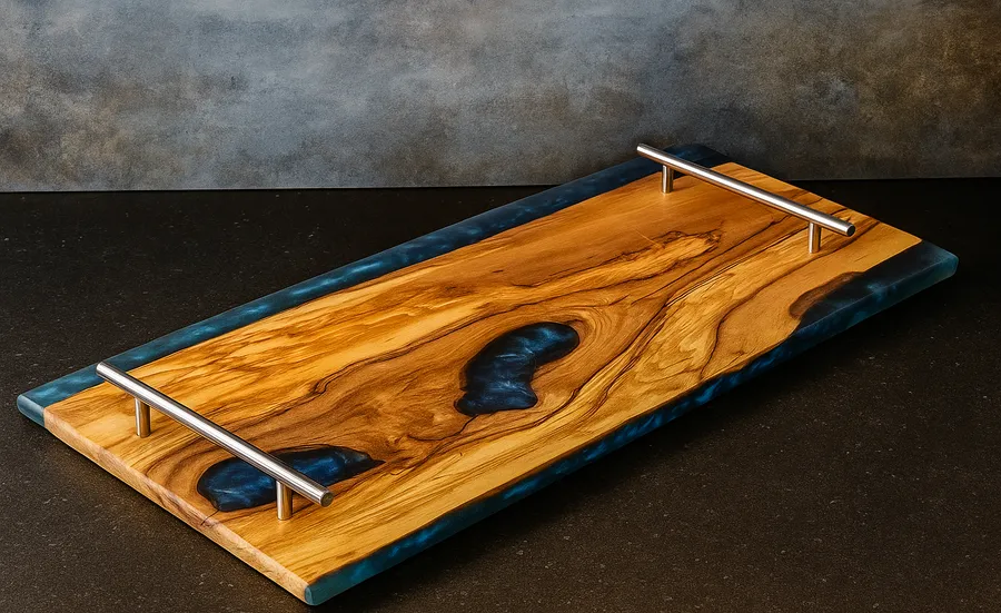 Réalisez votre plateau en bois et en résine époxy avec Cécile - Image n°1 - Wecandoo