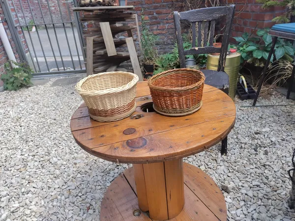 Réalisez votre corbeille sur fond en bois à Lille