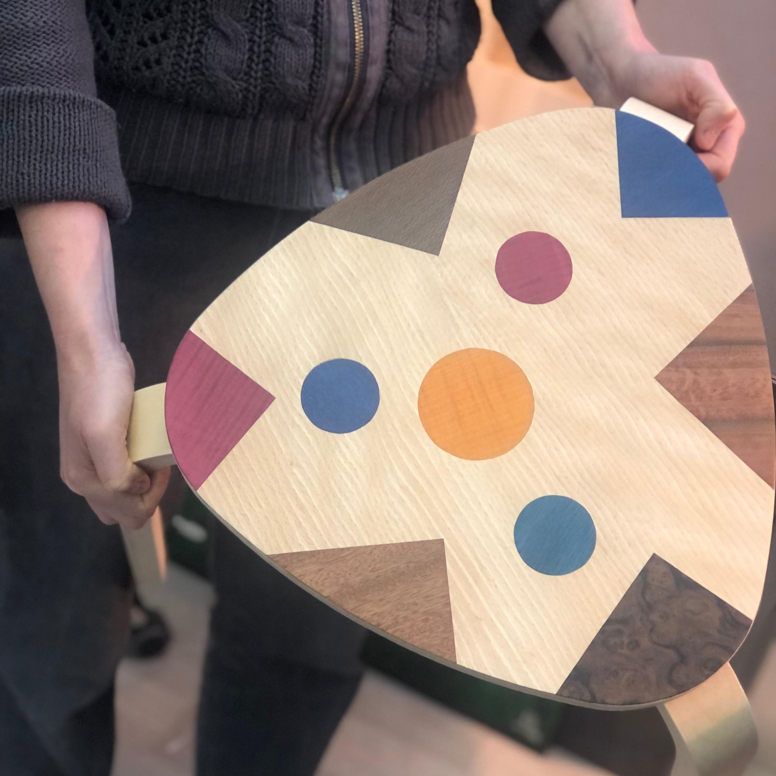 Décorez votre tabouret en marqueterie contemporaine sur une journée avec Nathalie - Image n°8 - Wecandoo