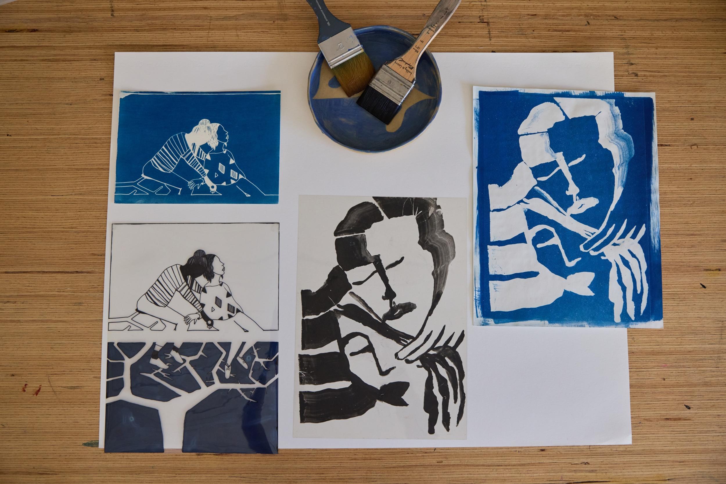 Réalisez vos affiches en cyanotype