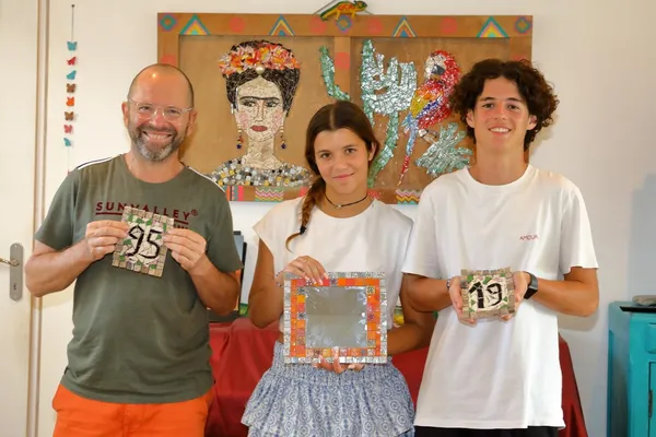 Réalisez votre miroir ou numéro de porte en mosaïque avec Émilie - Afbeelding nr. 3 - Wecandoo