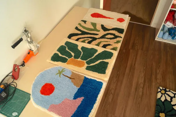 Tuftez votre petit tapis avec Emanuel à Rennes