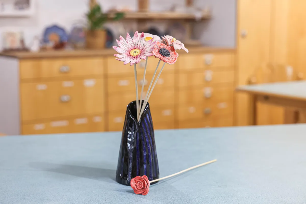 Créez votre bouquet de fleurs en argile