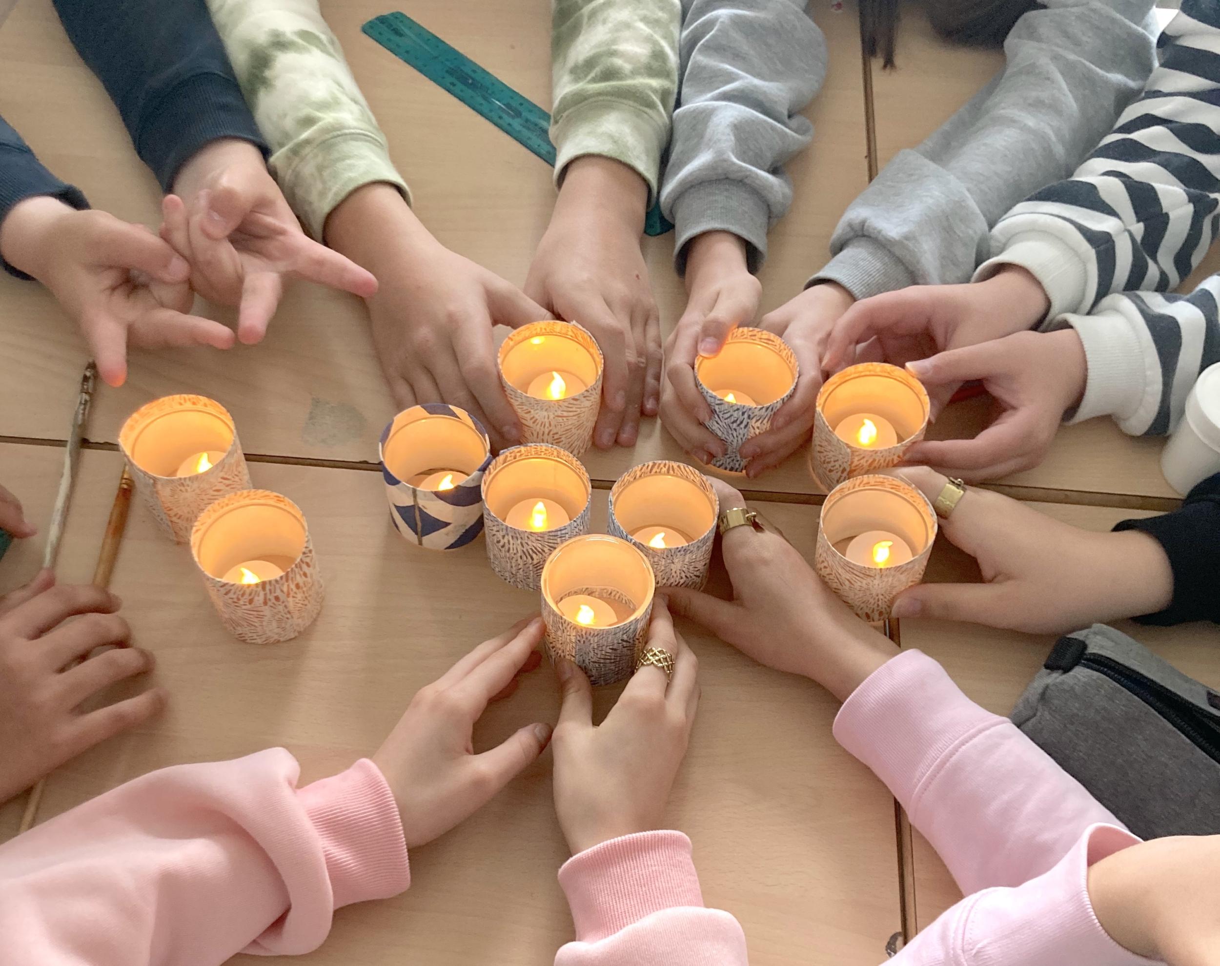 Réalisez votre photophore en famille