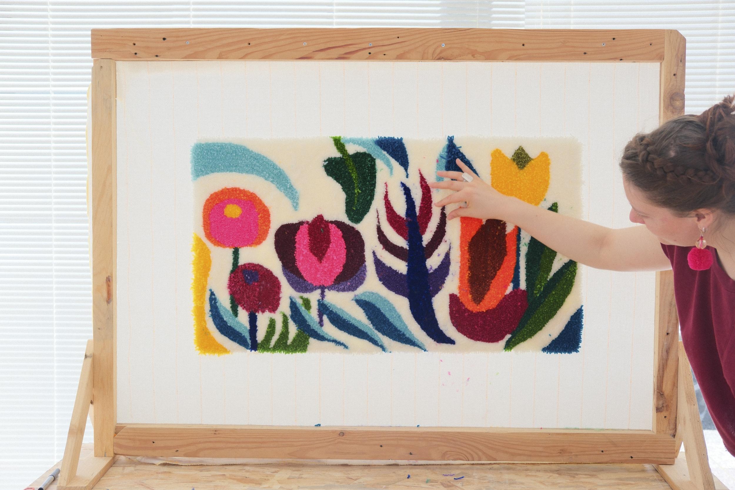 Tuftez votre tapis en duo