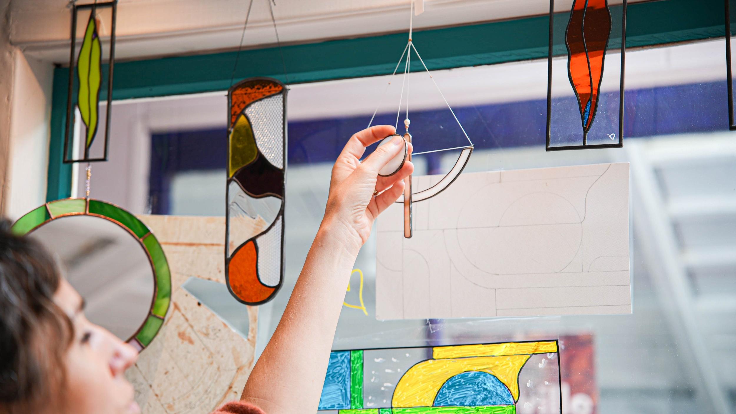 Réalisez votre suspension en vitrail