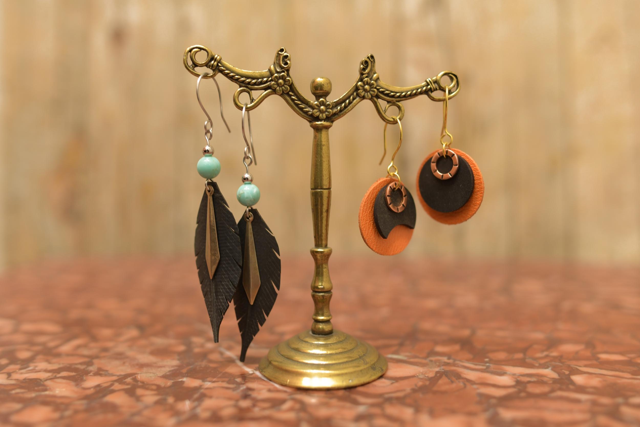 Réalisez votre paire de boucles d'oreilles upcyclées