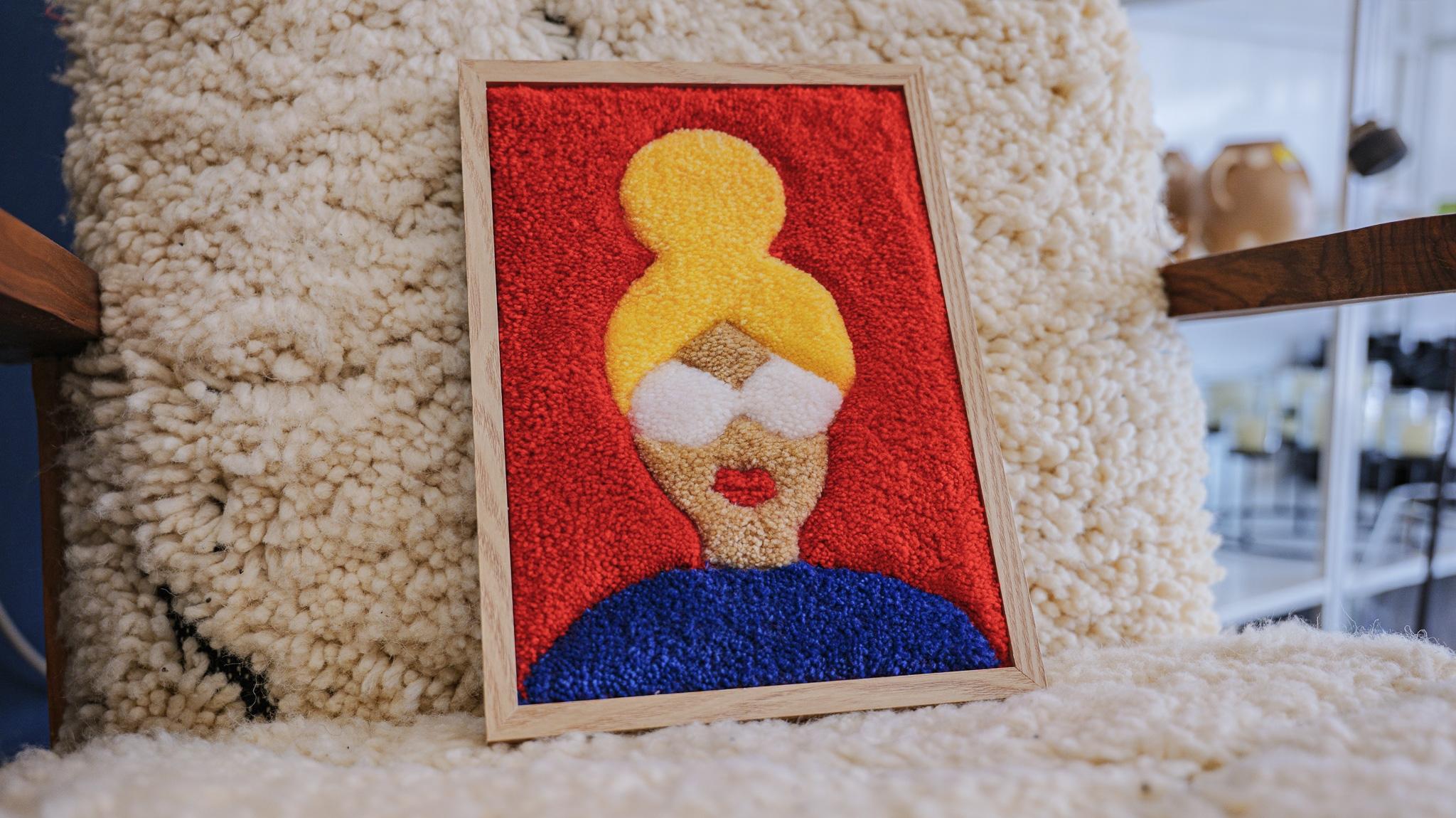 Réalisez votre cadre en tufting