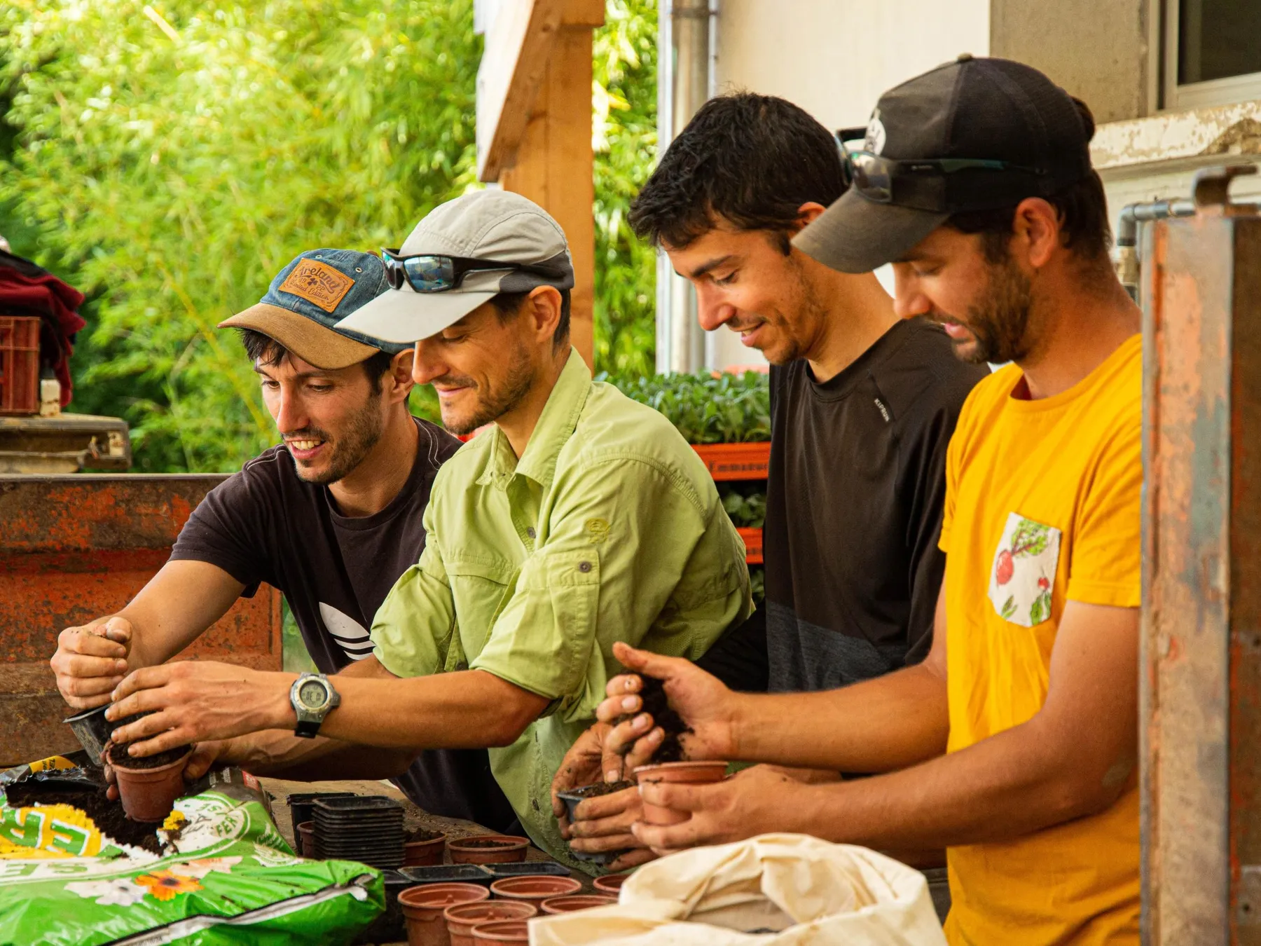 Devenez maraîcher sur une journée avec Joseph, Thibault et Félix - Afbeelding nr. 3 - Wecandoo
