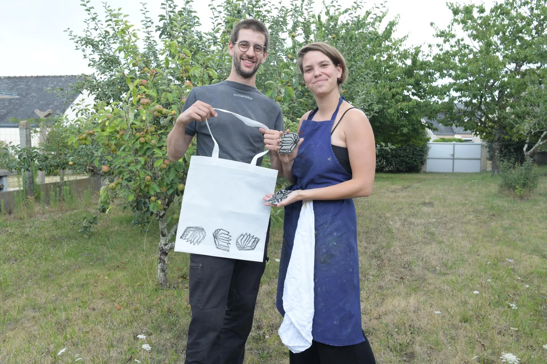 Linogravez votre motif et imprimez votre tote-bag avec Chloé - Image n°5 - Wecandoo